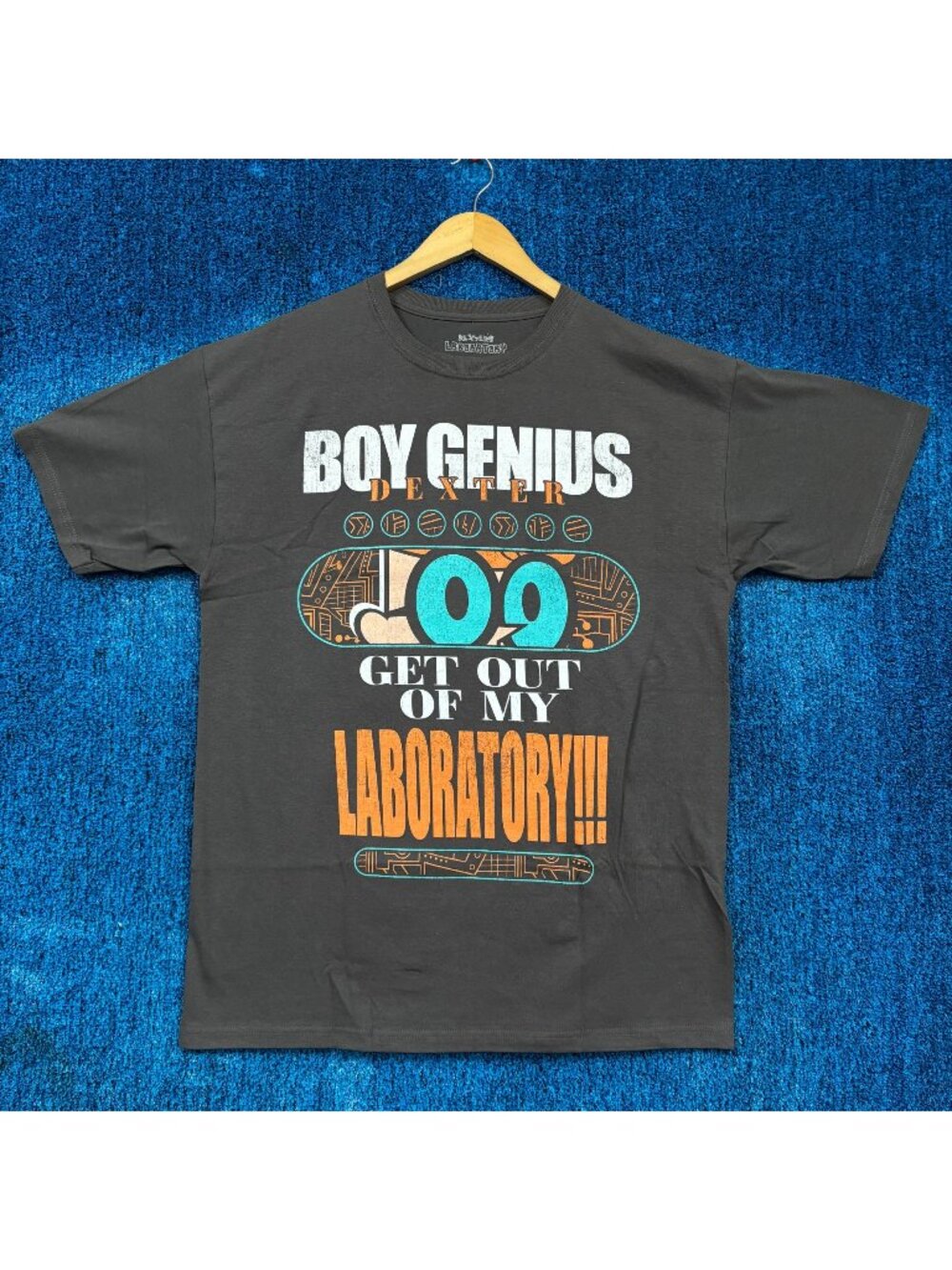 Dexter’s Laboratory Boy Genius Cartoon Network Series Tee L